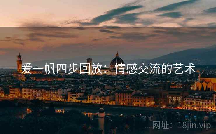 爱一帆四步回放：情感交流的艺术